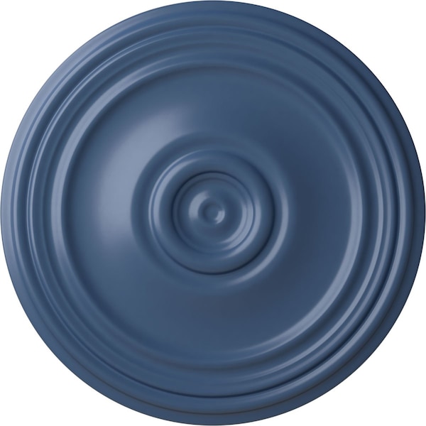 Ekena Millwork Reece Ceiling Medallion (Fits Canopies up to 6 3/4"), Hand-Painted Americana, 21"OD x 1 1/4"P CM21REAMF - main
